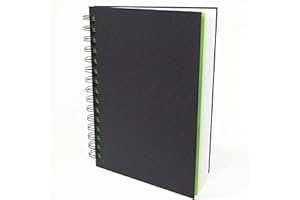 Artgecko Mixed Media Sketch Book A5 Portrait - 80 Pages (40 Sheets) 150gsm White Cartridge Paper