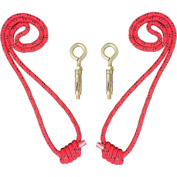 2 Daisy Chains KIKIGOAL Pour Escalade - Sangle Réglable Nylon 105cm/180cm | Portance 120kg