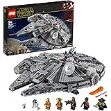 LEGO Star Wars Millennium Falcon, Giochi per Bambini e Bambine da 9 Anni, Modellino da Costruire di Astronave Giocattolo con 