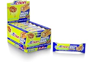 ProAction Nuts Bar (miele, confezione da 30 barrette da 30 g)