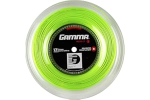 Gamma Tennissaite Moto Lime 17 (1.24 mm) 200 m Rolle, GZMOR