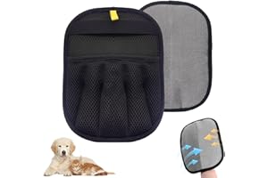 LIDOUYA Tierhaarentferner Handschuh – 2PCS Elektrostatischer Fell Magnet Handschuh, wiederverwendbar für Sofa, Kleidung, Autositze und Teppiche