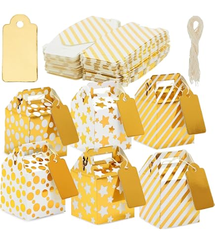 20 Boîtes Cadeaux Kraft 9.7x7x3 Cm - Carton épais, Pour Bijoux, Bonbons, Mariage, Anniversaire, DIY - 10