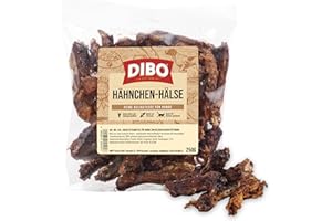 DIBO Hähnchenhälse, 250g-Beutel, der kleine Naturkau-Snack oder Leckerli für Zwischendurch, Hundefutter, Qualitätskauartikel ohne Chemie von DIBO