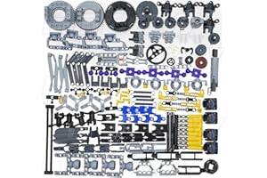 Habow 192pcs Technic-Parts Axle-Pin-Connector Compatible avec Lego-Technic, Wheels Link Chain Steering Technic-Suspension Engine Technic Linear Actuator Shock Absorber MOC-Replacement-Pieces