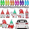 SPOKKI 47 Pieces Reflective Car Magnets Stickers Set, Light Bulb Shape Decals for Halloween, Decorating Travel Cars, Refrigerator (24 Bulbs + 7 Gnomes + 16 Wires)
