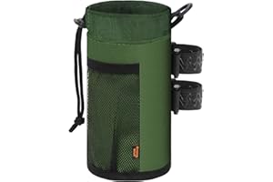 Desing Wish Portabidon Bicicleta Sin Tornillos Porta Bidones para Bici MTB Portabotellas Bicicleta Soporte Botella Bicicleta con Bolsillo de Malla para Accesorios Bicicleta Montaña Patinete