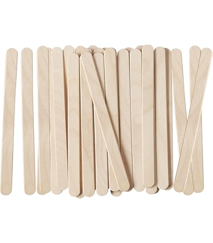 APLI Sachet De 50 Bâtons - En Bois Naturel (Lot De 3) - Jeux
