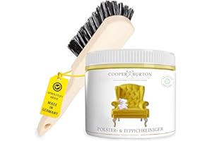 ‎COOPER & BURTON SPARSET polsterreiniger/Teppichreiniger mit Bürste | Nachhaltiger Reingier Konzentrat für Sofa Autositze Matratzen Polstermöbel Couch | Reiniger & Fleckenentferner COOPER & BURTON aus Deutschland