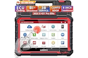 LAUNCH X431 Pro Elite obd2 Auto Diagnostica in Italiano, Diagnosi Scanner per Veicoli, Con 38+ Reset, Codifica ECU Online, CANFD&DOIP, Programma Chiave, aggiornamento di 2 anni