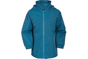 NORDOIS Softshelljacke Kinder Winddicht und Wasserdicht Jungen Regenjacke Outdoor mit Kapuze Atmungsaktiv zum Wandern