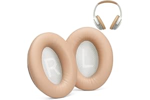 AHG ACCESSORY HOUSE GLOBAL Ersatz-Ohrpolster für Bose SoundLink Around-Ear 2 Kopfhörer - Mit 'L und R' Schriftzug und der richtigen Farbe und Form Scrims (SLAE2, Beige)