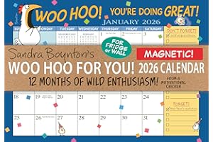 Sandra Boynton's Woo Hoo for You! 2026 Magnetic Calendar