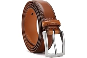 YOORAN Gürtel Herren,Ledergürtel Herren, 33 mm breit, Geeignet Für Herrenjeans und Anzüge，Länge kürzbar