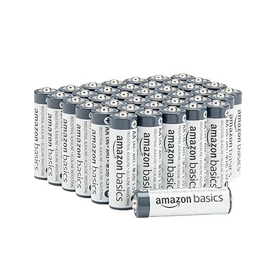 Amazon Basics 40-Pack AA Alkaline Industrial Batteries, 1.5 Volt, 5-Year Shelf...