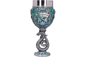 Nemesis Now Harry Potter Slytherin Hogwarts House Collectable Goblet Coppa Decorativa, Metallo, Multicolore, 1 unità (Confezione da 1)