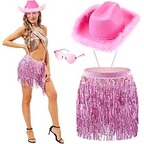 Silberner Cowboyhut Mit Strass – Glitzernder Westernhut Für Damen Bei Partys & Kostümen | Holografisch, Größe 56–58 Cm