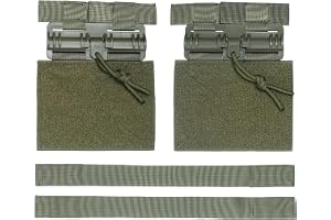 YONCONO 2-pack snabbfrigörande cummerbund konverteringsfäste för Molle-väst snabbkopplingsspänne krok och ögla rem och klaffadapter för JPC CPC NCP XPC 420 väst