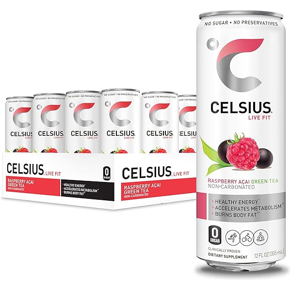Celsius Raspberry Acai Green Tea Non-carbonated Fitness Drink Zero Sugar 12oz Slim Can Pack Of 12 Buy Online At Best Price In Uae - Amazonae Celsius Raspberry Acai Green Tea Non-carbonated Fitness Drink Zero Sugar 12oz Slim Can Pack Of 12 Buy Online At Best Price In Uae - Amazonae