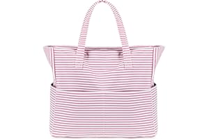 LEDAOU Duża torba plażowa z zamkiem błyskawicznym, wodoszczelna, torba na ramię, torba na zakupy, odporna na piasek, z zamkiem błyskawicznym, na basen, fitness, torba podróżna dla rodziny