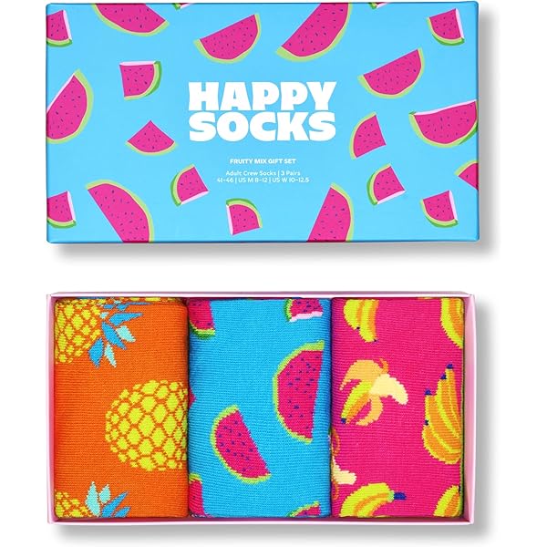 4 Paar – Happy Socks – Giftbox Colorful Classics – Dames & Heren – Maat 36-40 – Diverse kleuren
