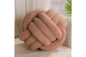 Yhoelata Cojín decorativo de terciopelo de peluche, color caqui, cojín decorativo para el dormitorio, regalo 22 cm