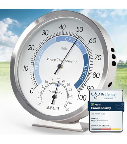 Thermomètre-hygromètre TFA Dostmann - 45.2027 - Multicolore - Sans Pile - Table