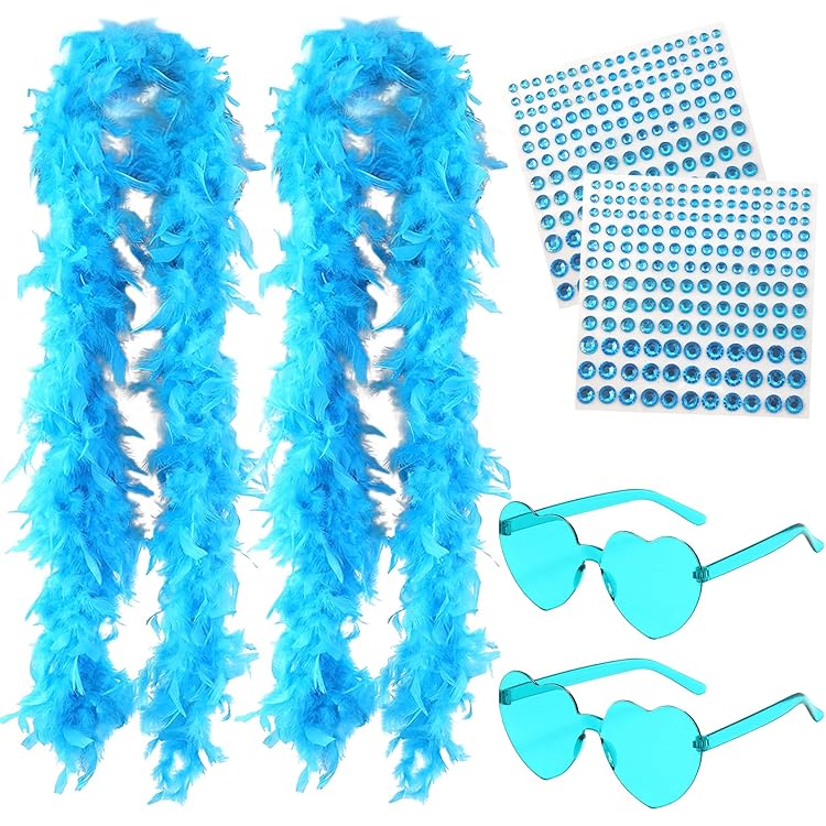 EHOTER Boa Coloré En Plumes Et En Forme De Cœur Pour Fête De Mariage Boa En Plumes Pour Femme Pour Danse, Mariage, Cosplay, Halloween, Concert, Enterrement De Vie De Jeune Fille (jaune