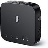 TaoTronics Wireless Audio Adapter [2020 Upgrade] Bluetooth 5.0 Super Low Latency Transmitter & Receiver 3.5mm AUX SPDIF IN/OU