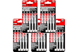 25 x TopsTools T101BR lames de scie sauteuse pour scies sauteuses Bosch, Dewalt, Makita, Milwaukee et bien d'autres encore