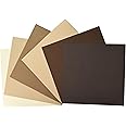 My Colors Cardstock 12 x 12-Inch Canvas Tones Cardstock Bundle, Brown