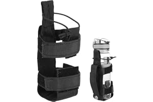 salbsever Cintura portabottiglie, borraccia a tracolla, portabottiglie d'acqua, cintura da corsa con borraccia regolabile per escursioni, corsa, attività all'aria aperta