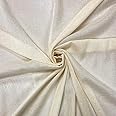 Muslin Cloth 100% Cotton Fabric Cheese Cloth by The Metre for Cooking, Embroidery, Straining, Baking and Halloween Decorations - Grade 90-140 cm / 55 Inch Wide - by Fashion Track (1 Metre, Natural)