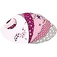 Set Di 7 Bavaglini Bandana Per Bambino | 100% Cotone Assorbente | Design Morbido E Colorato - Foto 12