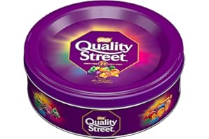 Nestlé Quality Street Bombones de Chocolate con Leche y Caramelo Lata 410 g