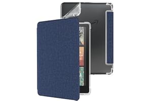 WALNEW Case for 7" Kindle Paperwhite 12th Generation 2024 and Kindle Colorsoft Signature Edition, Clear Soft TPU Back Protective Cover for 2024 Kindle Paperwhite