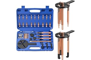 WildFun 36-in-1 Lagerabzieher-Set, Blindloch-Lagerentfernungswerkzeug, Innenlagerabzieher-Trennsatz, Lagerdemontage-Zahnradabzieher, blau