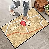 Monnhein Door Front Mat - Modern and Stylish Door Mat | For Home, Office and Outdoor Use (Home Location) 45x65