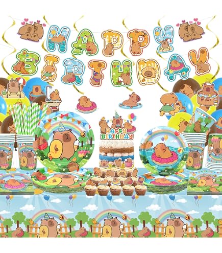 18 Süße Capybara Mini-Figuren – Perfekt Für Kuchen, Deko & Feengärten