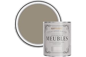 Rust-Oleum Peinture Brune pour Meubles Chalky, Mat Effet Poudré - Cacao 750ml