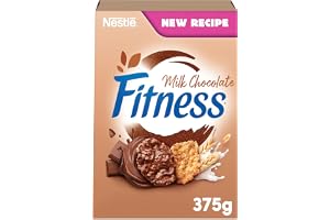 FITNESS Nestle Chocolate Breakfast Cereal, 375G, Brown