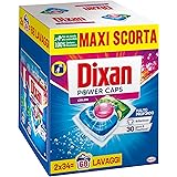 Dixan Power Caps Color, Detersivo Lavatrice in Capsule, 2 x 34 lavaggi