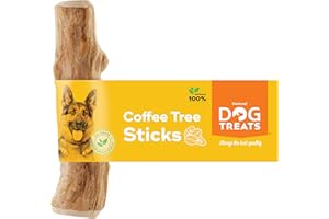 Natural Dog Treats - Naturalna kość do żucia z drewna kawowego dla psów i szczeniaków - drewno do żucia dla psów - gryzak do żucia dla psów - zabawka do żucia dla psów z drewna kawowego - zabawka dla