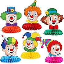 Clown Girlande Karneval, 12 Stück Spiral Girlanden Mit Clown Motiv Karneval Luftschlangen Fuer Deckenhaenger Clown Girlande Deko Karneval Clown Deko Fuer Karneval Fasching Zirkus Deko