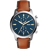 Buy Fossil Grant Chronograph Black Dial 