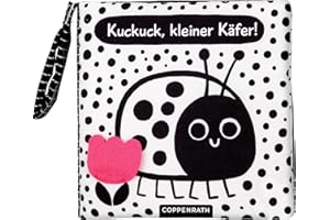 Babys kuschelweiches Kontrastbuch (Stoffbuch): Mit Spiegel und Stoffklappen: Schwarz-Weiß-Bilder für Neugeborene, Ideal für Babyaugen, mit leuchtenden ... Stoffklappen (Fühlen und die Welt begreifen)