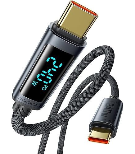 JSAUX Câble USB C Vers USB C 100W/5A (Lot De 2, 2m 2m), Câble De Charge Rapide Compatible Avec Nintendo Switch 2 IPhone 16 Pro Max Samsung Galaxy S25 S24 MacBook IPad Air