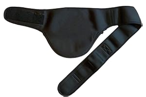 ExtremE Vertical Neoprene Stoma Neoprene Ostomy-Stoma Bag Belt-Stoma Belt-Ostomy Belt-Stoma Support (Right Side, Size 6 = 43" to 46")