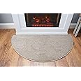 SrS Rugs Fireside Rug for Living Room Half Moon Hearthplace Mat Soft ...
