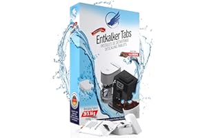 Détartrant Tablettes pour Machines à Café - 20 Tabs - compatibles avec Tassimo, Krups, Siemens, DeLonghi, senseo, Bosch, Jura, Miele, Melitta, WMF, Dolce Gusto et Machines à Café Automatique